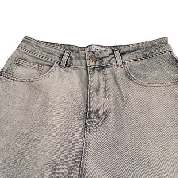 Legend London Women's Barrel Leg, High Waisted, Light Colored Jeans Size 28X29 - Picture 3 of 11